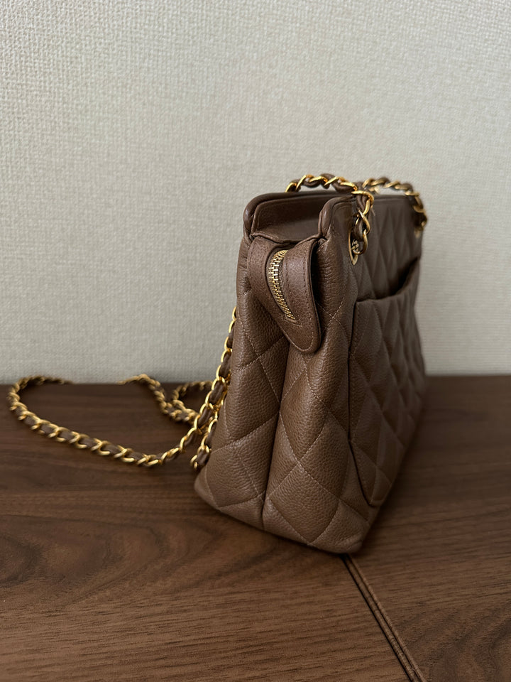 CHANEL “Sun God” Shoulder Bag 🌞🍫🥛 Rare Cocoa Milk Edition