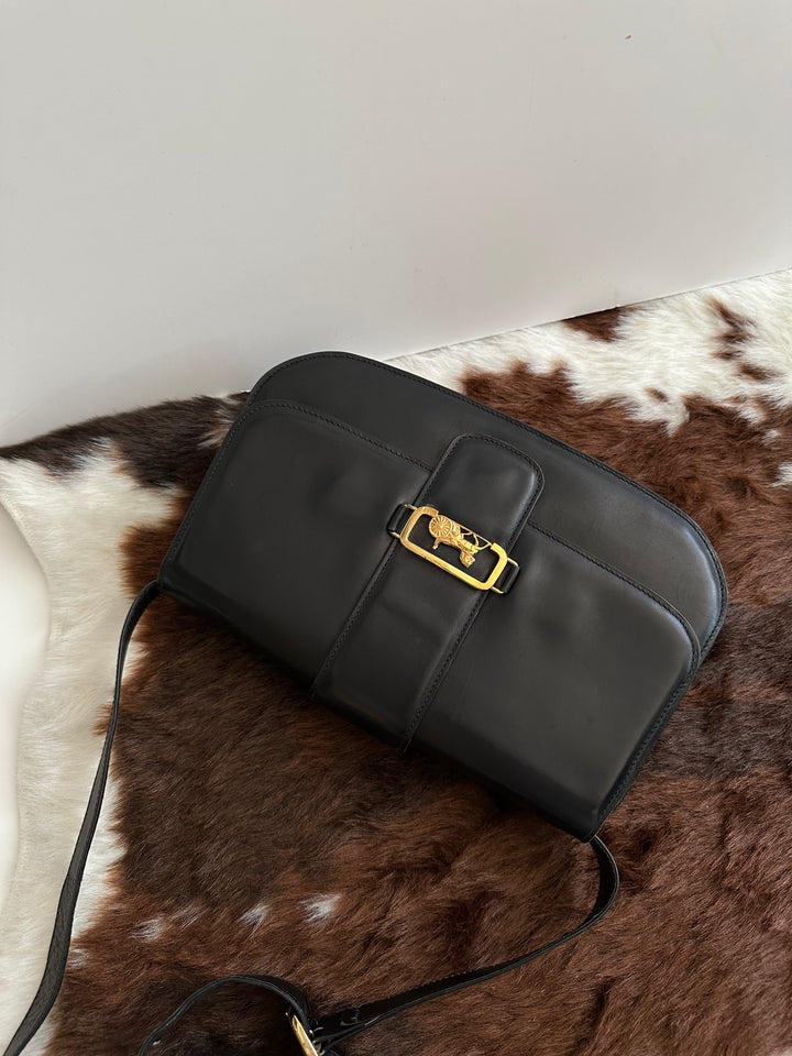 Celine Horse Carriage Saddle Bag 🖤 | Timeless Grace with an Equestrian Soul