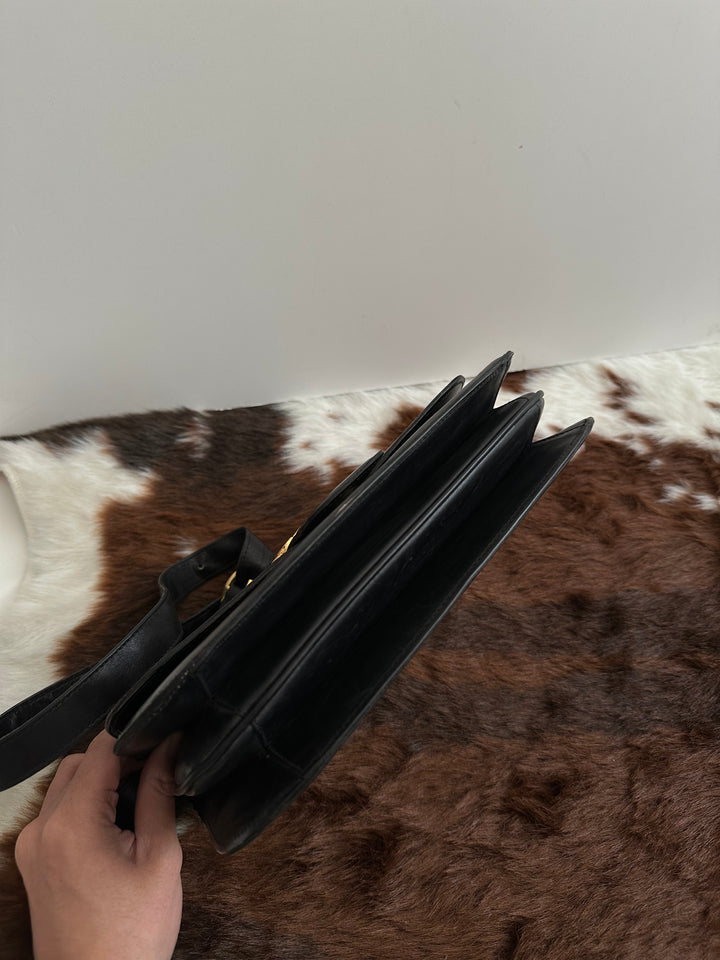 Celine Horse Carriage Saddle Bag 🖤 | Timeless Grace with an Equestrian Soul