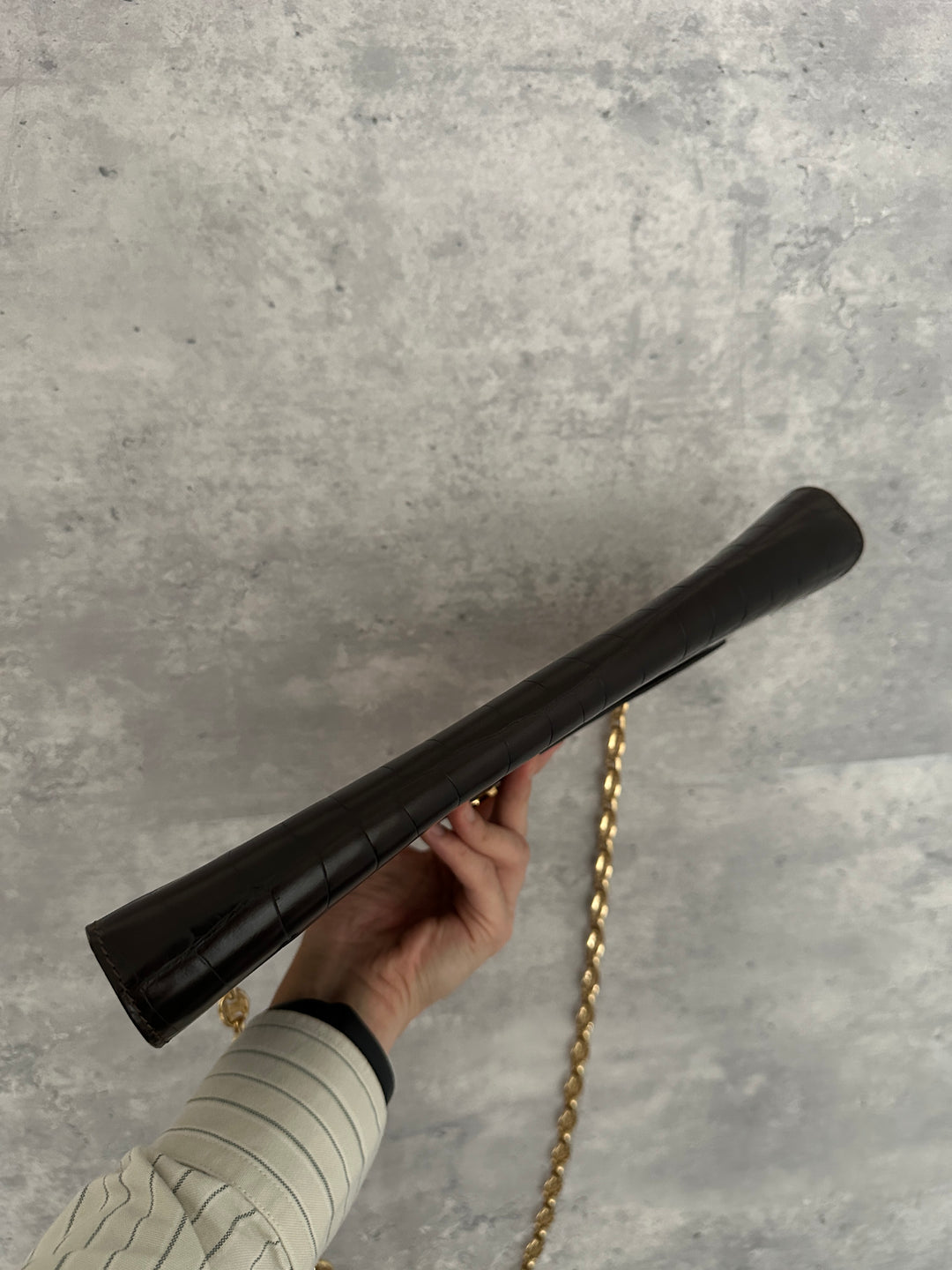 CELINE Vintage Crocodile Triomphe Envelope Bag 🐊💌 Ultra-Rare Collectible