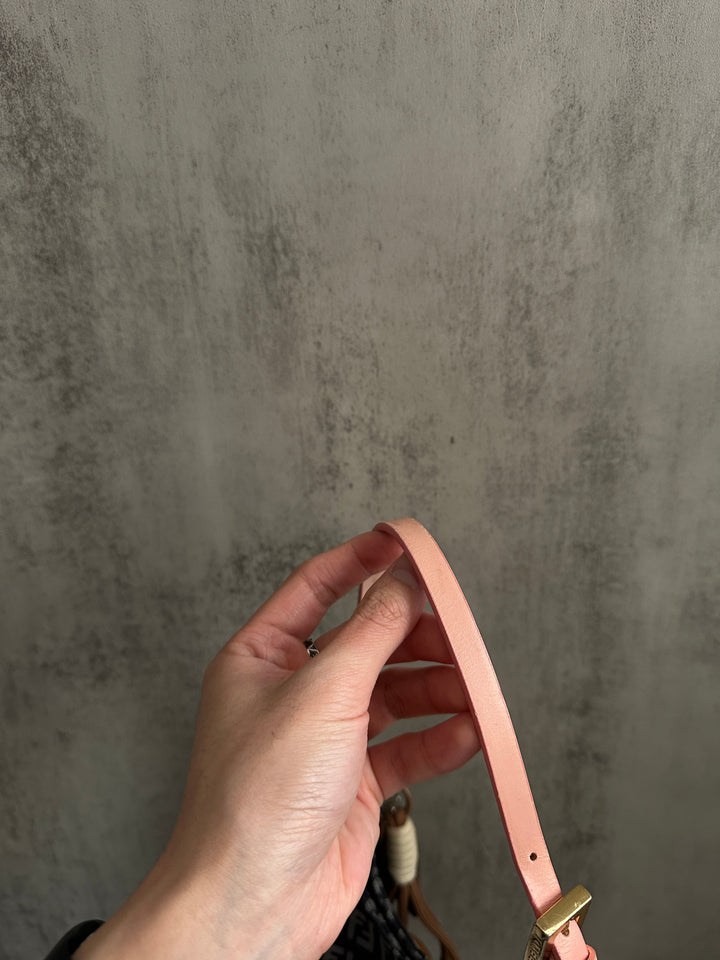 Fendi Zucca Canvas Mini Hobo 🖤🩷 | Playful Vintage Charm with a Sweet Twist