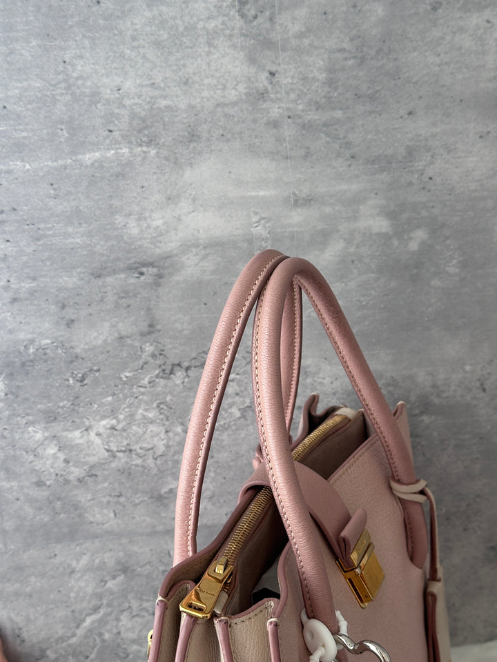 Miu Miu Madras 🌸💕｜Blush Pink × Gold Hardware × 2-Way Bag