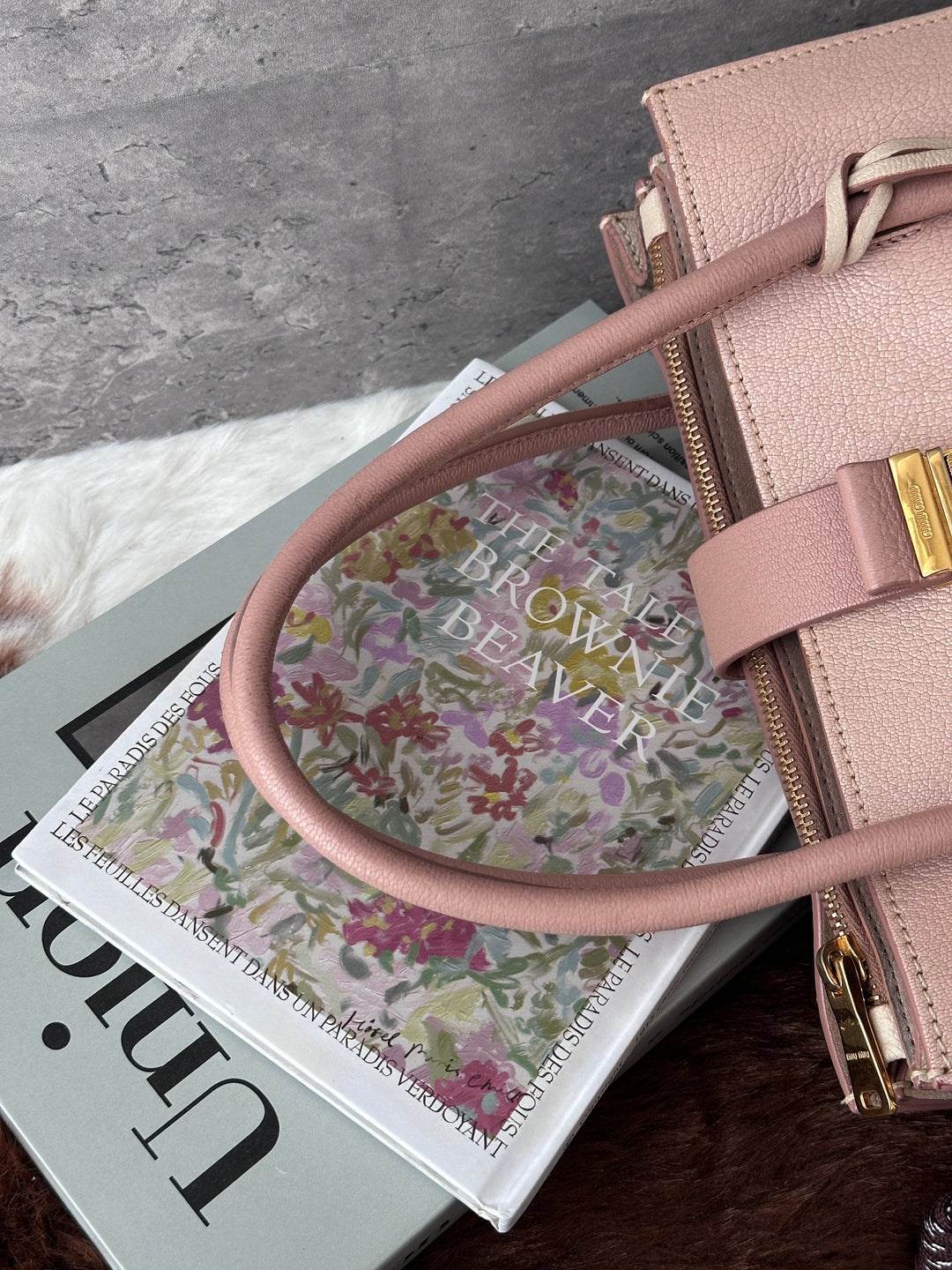 Miu Miu Madras 🌸💕｜Blush Pink × Gold Hardware × 2-Way Bag
