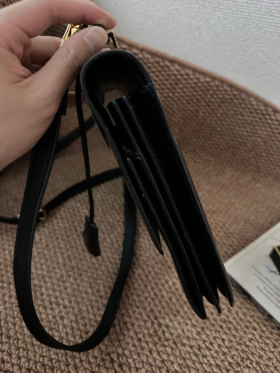 Hermes Vintage Sac Cardenas  with dustbag— Black Leather with Lock & Key 🖤✨ Rare Small Size | Collector’s Briefcase
