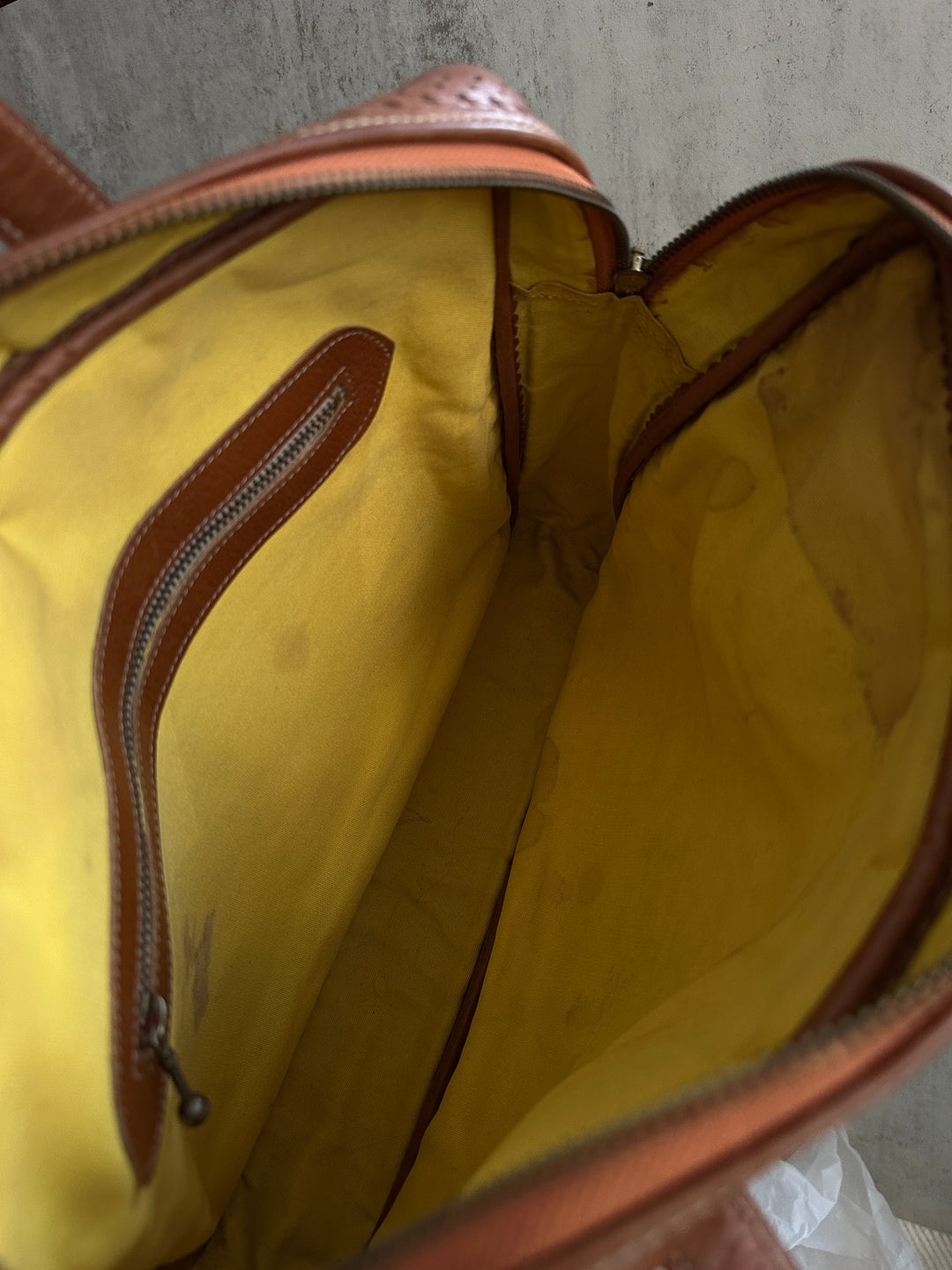 Loewe Striped Canvas & Leather Tote 💛🤎 | Artisanal Craft Meets Everyday Warmth