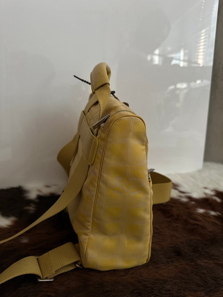 Chanel “Duck Yellow” CC Nylon Backpack 💛 | Playful Spirit, Parisian Charm