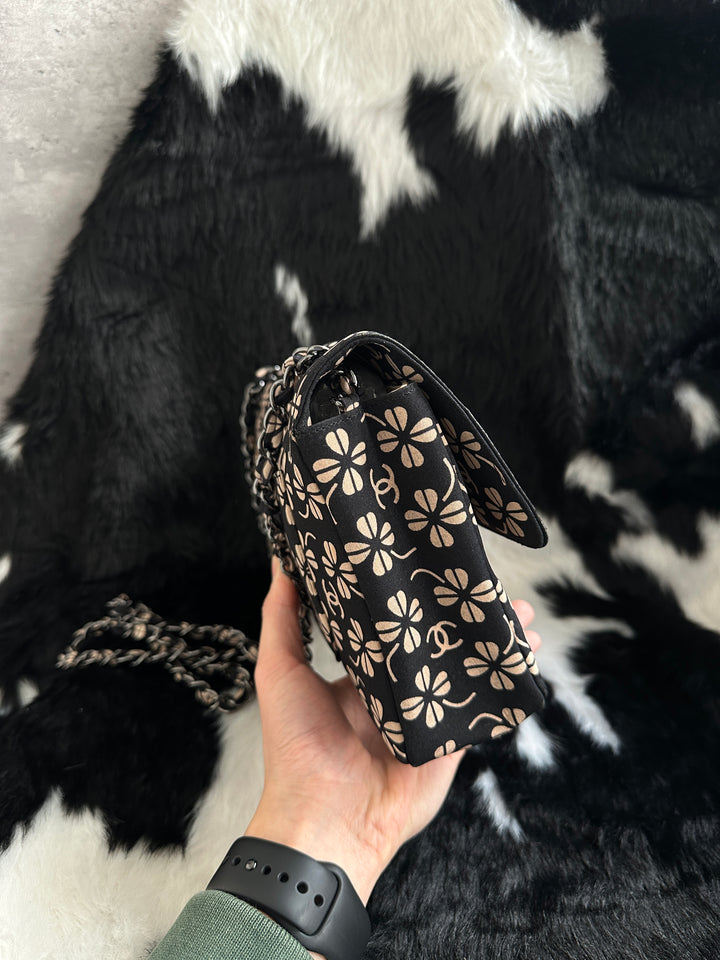 Chanel Clover Motif Chain Bag with Full CC Pattern