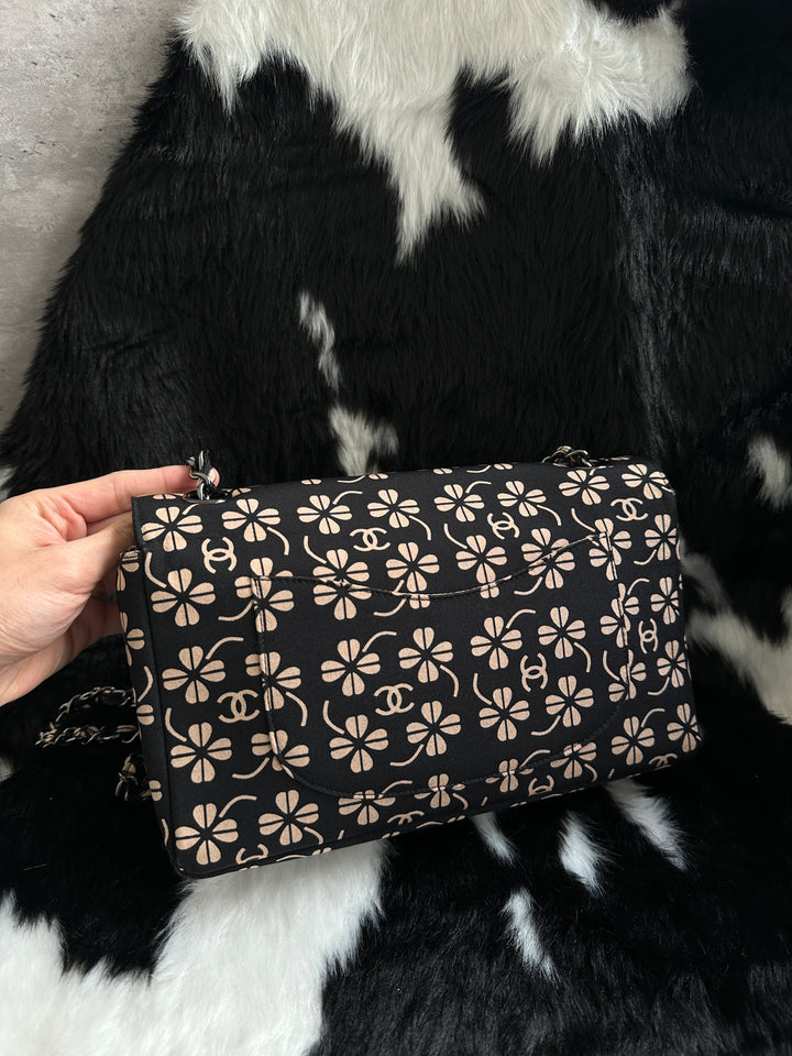 Chanel Clover Motif Chain Bag with Full CC Pattern