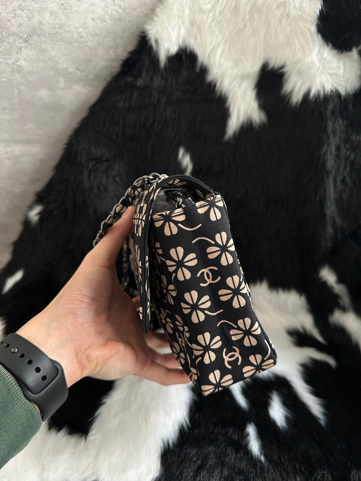 Chanel Clover Motif Chain Bag with Full CC Pattern