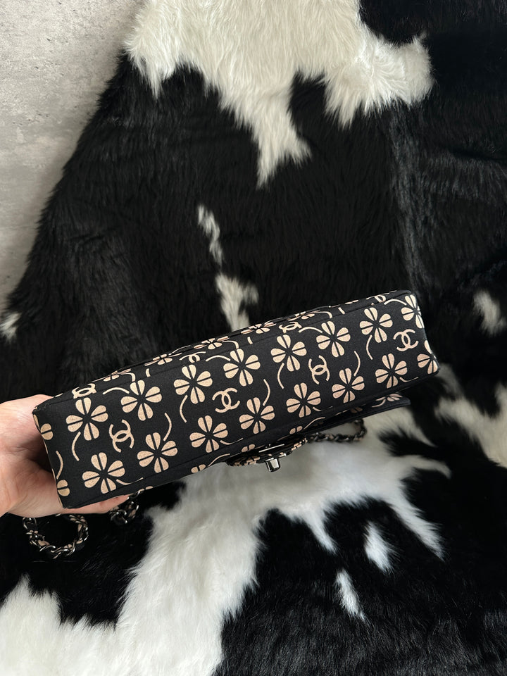 Chanel Clover Motif Chain Bag with Full CC Pattern