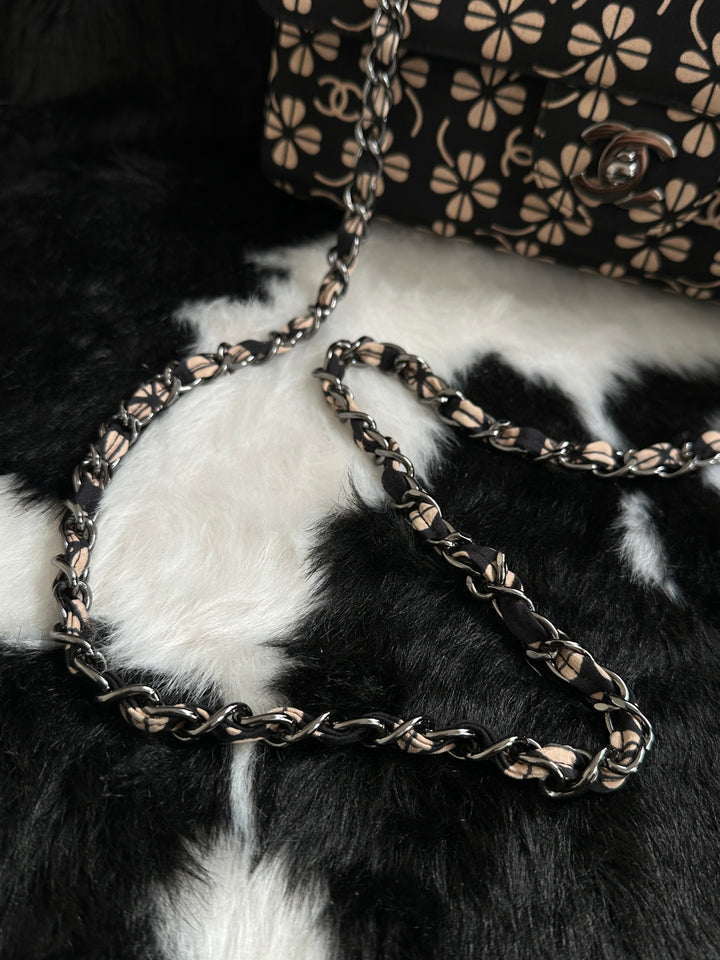 Chanel Clover Motif Chain Bag with Full CC Pattern
