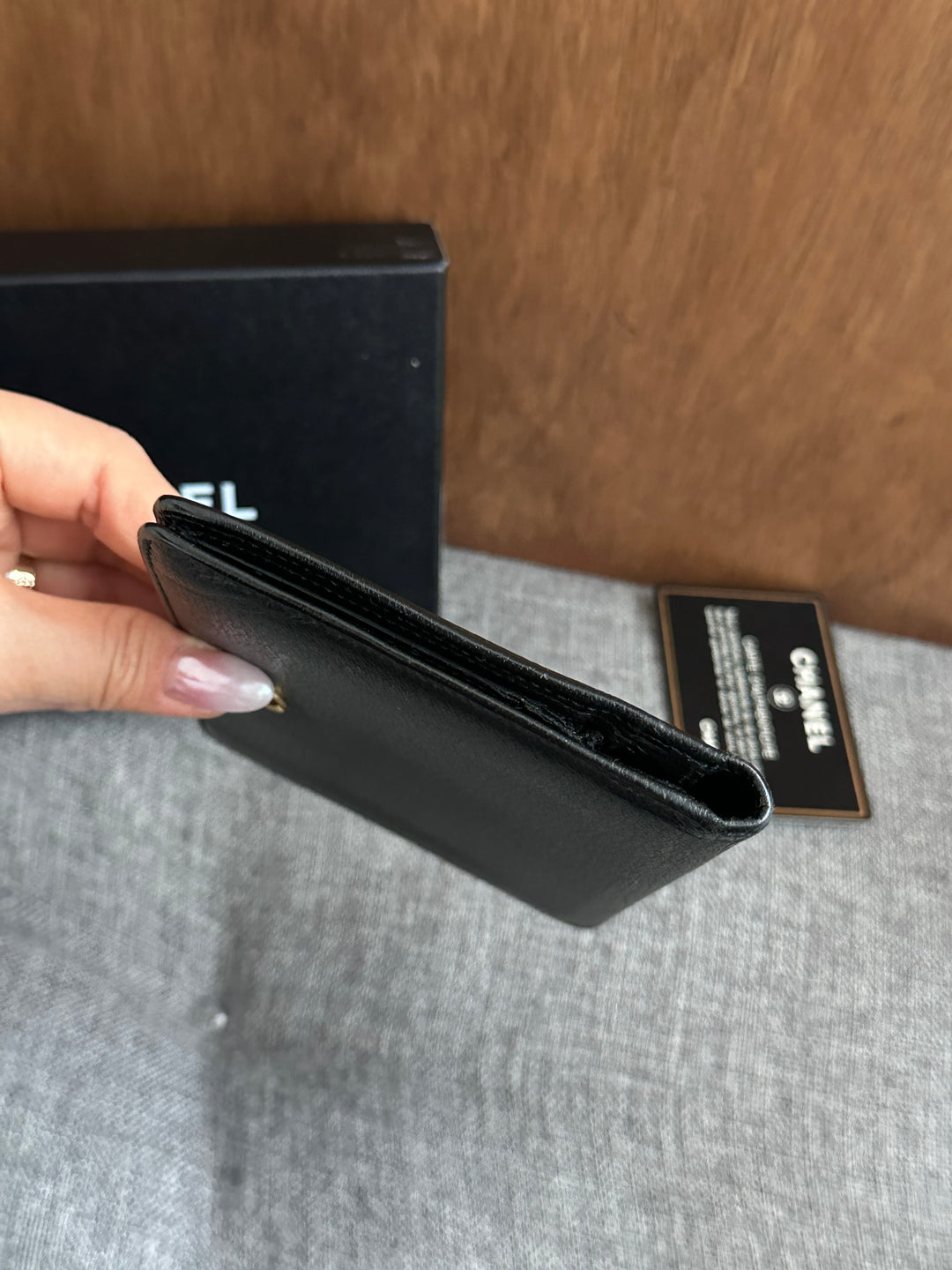 CHANEL Leather Wallet Passport Case 🖤｜Full Set with Box × Rare Passport Format × Multi-Use Practicality