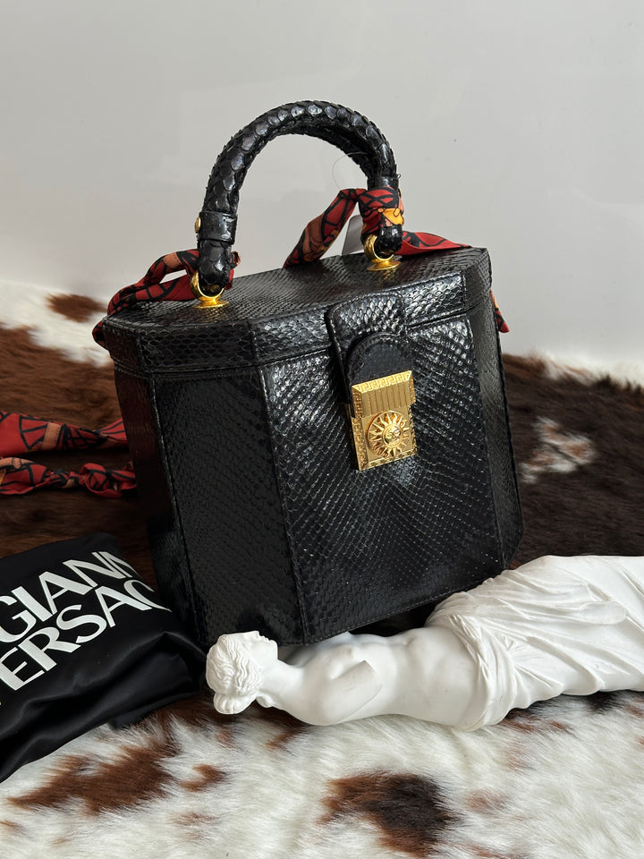 Versace Python Medusa Box Bag 🐍🌞 | Power, Art, and Rare Beauty