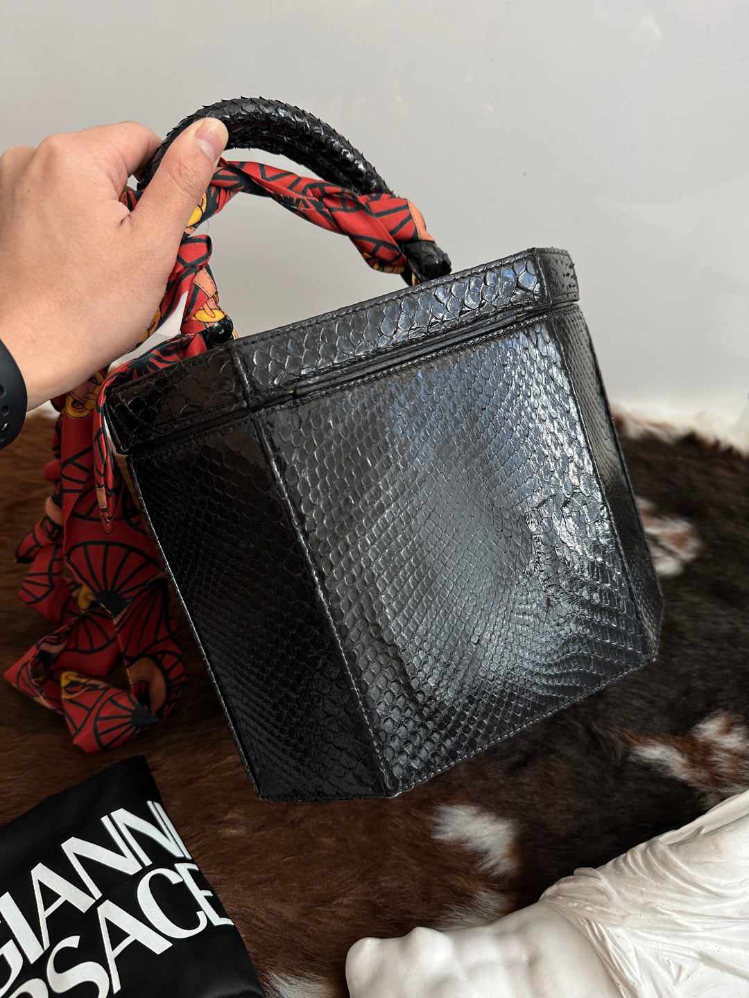 Versace Python Medusa Box Bag 🐍🌞 | Power, Art, and Rare Beauty