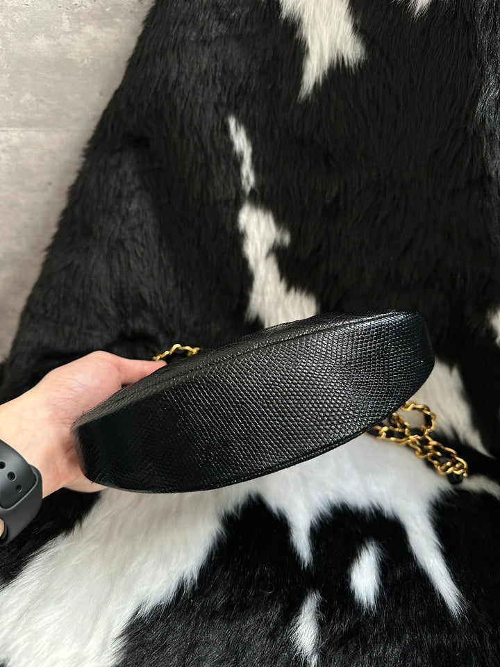 Chanel Rare Lizard Skin Mini Chain Bag