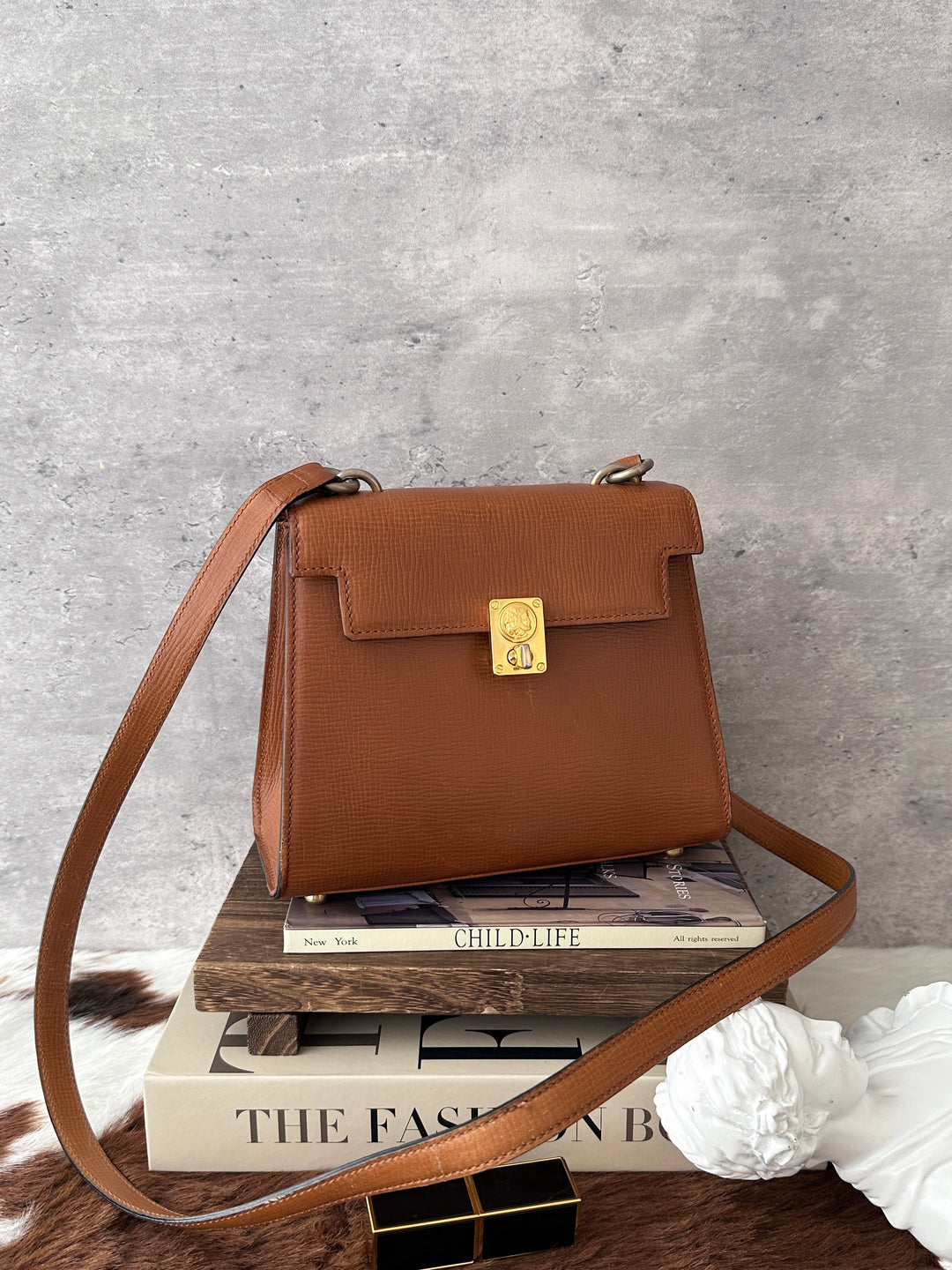 FENDI Mini Kelly 🤎✨｜Hazelnut Brown × Gold Hardware × Vintage Mini Bag