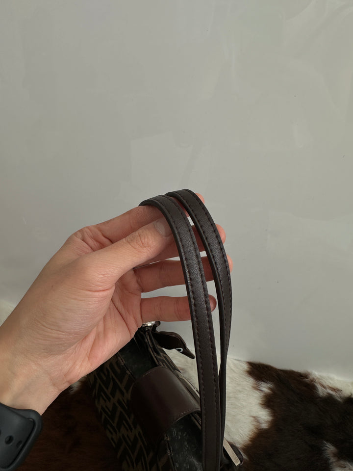 Fendi Zucca Canvas Silver Buckle Hobo 🤎 | Vintage Icon with Effortless Cool