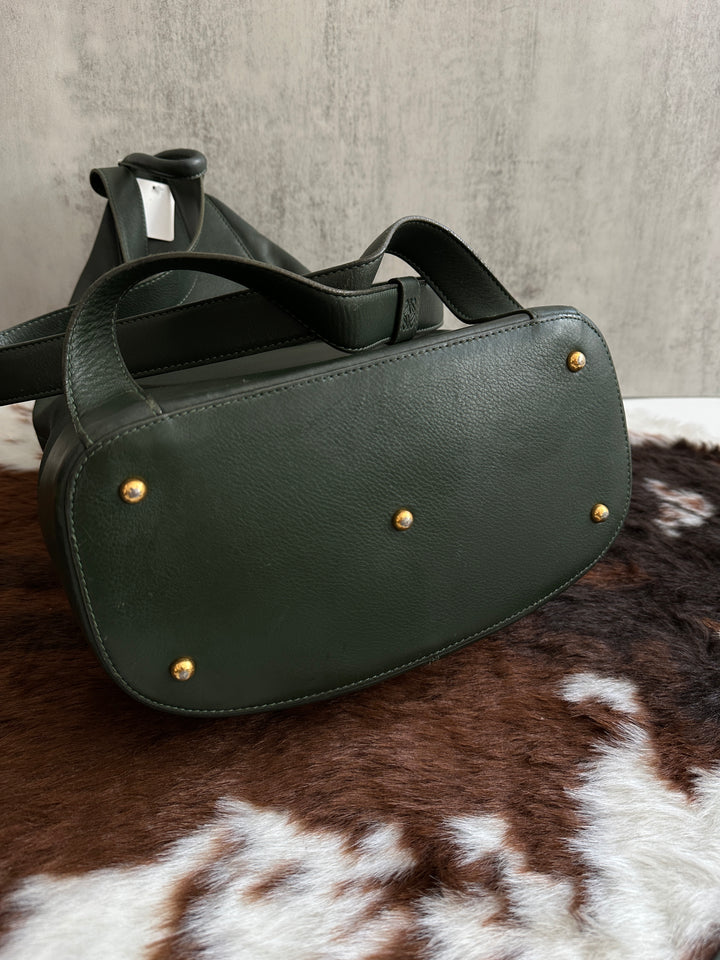 Loewe Vintage Lambskin Backpack 💚 | Soft Luxury, Effortlessly Cool