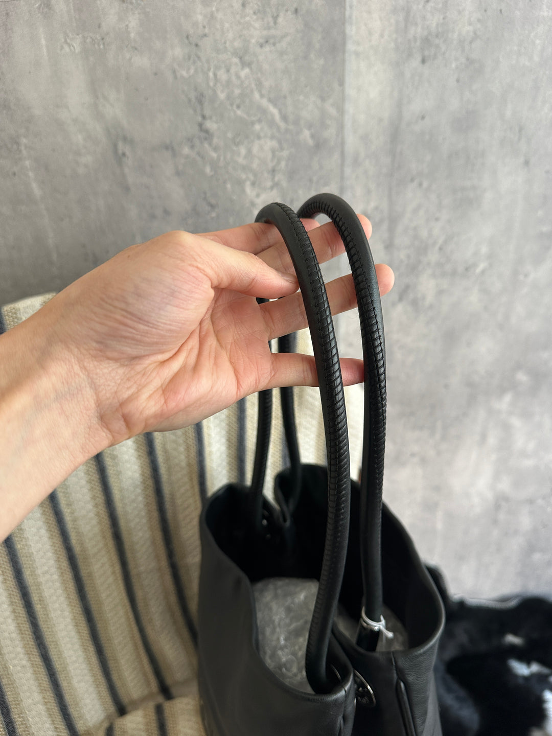 Chanel “So Black” Camellia Tote Bag