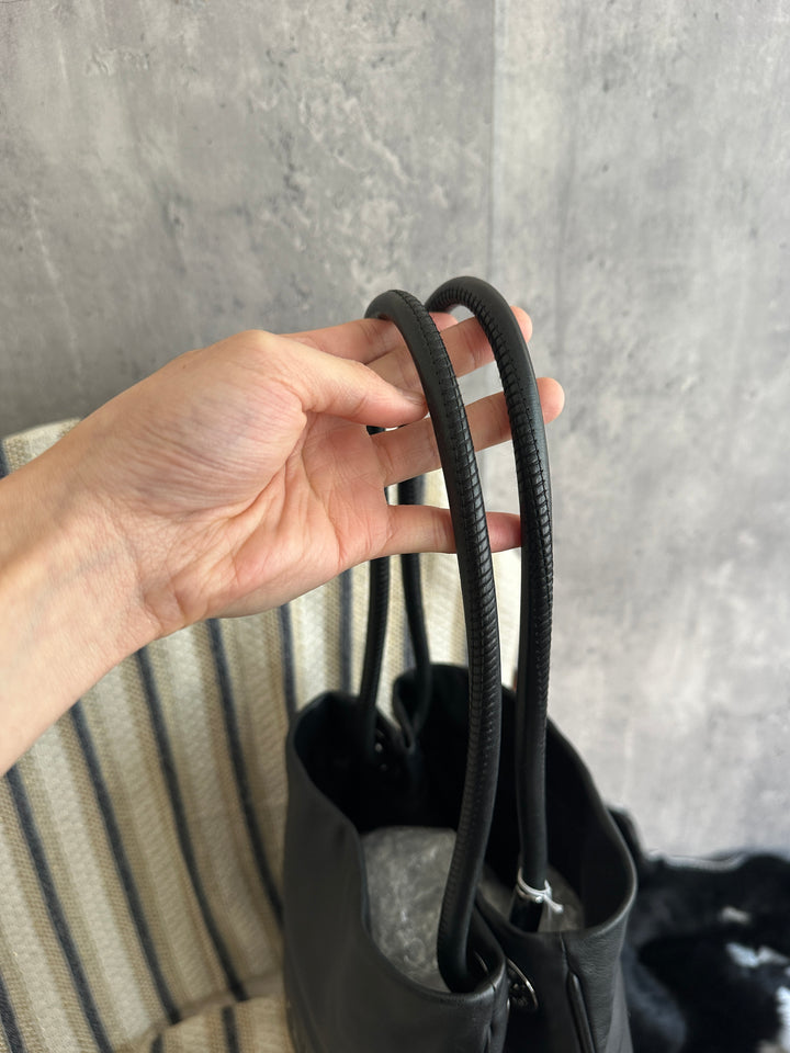 Chanel “So Black” Camellia Tote Bag