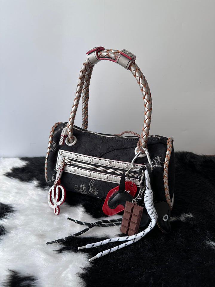 Loewe Small Boston Bag 🖤😍｜Rare Design・Braided Handle Detail・Lightweight & Spacious