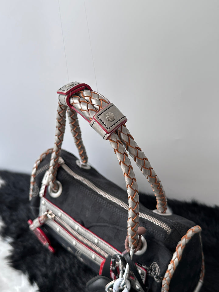 Loewe Small Boston Bag 🖤😍｜Rare Design・Braided Handle Detail・Lightweight & Spacious