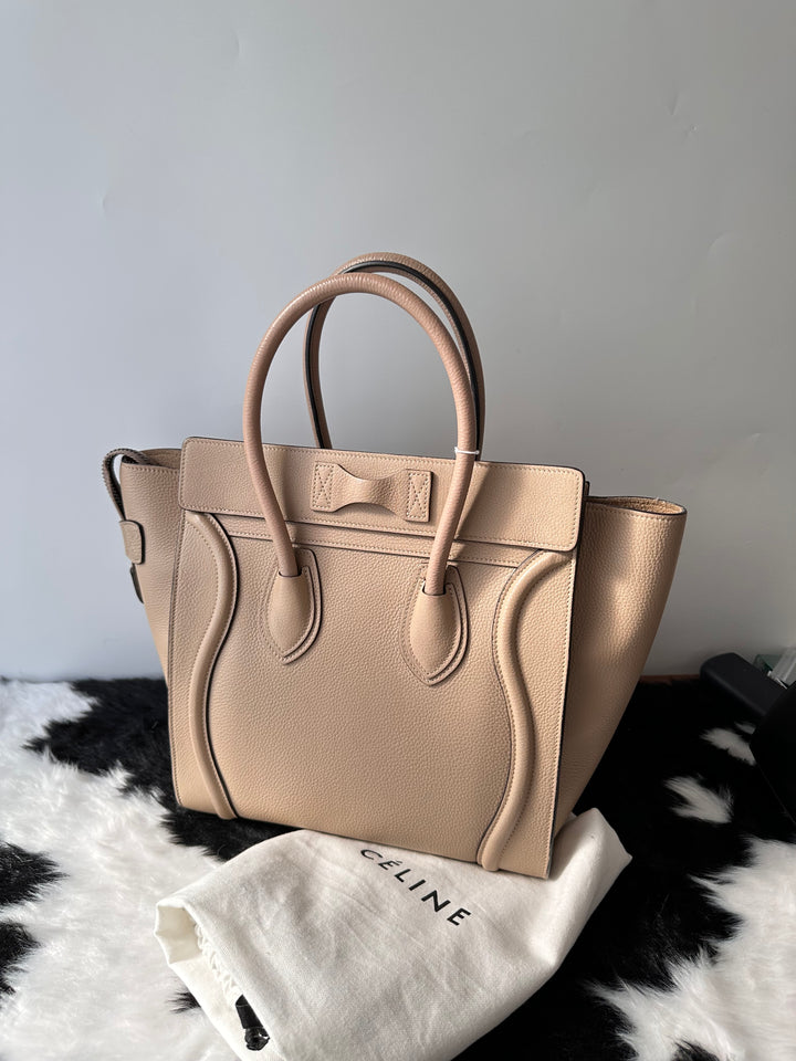 Celine Luggage Tote Bag 🤎🩶✨｜Iconic Phantom Design・Durable Leather・Spacious Everyday Carry