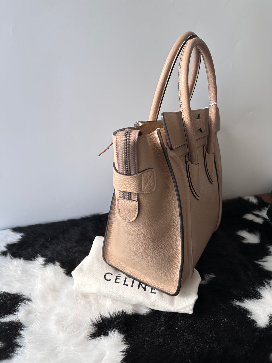 Celine Luggage Tote Bag 🤎🩶✨｜Iconic Phantom Design・Durable Leather・Spacious Everyday Carry