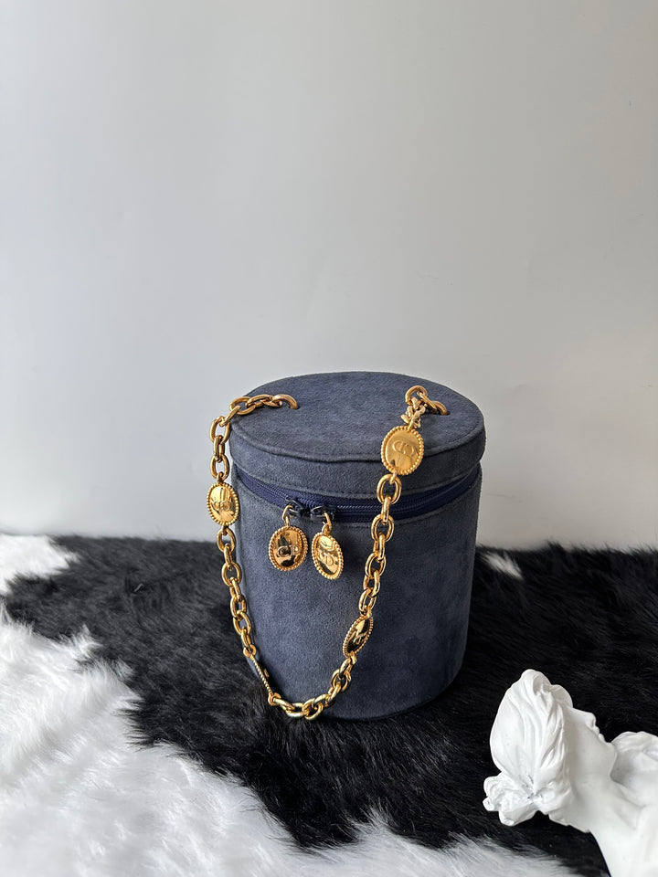 Dior Vintage Chain Box Bag ✨😍｜Gold Medallion Chain・Rare Design・Convertible Carry