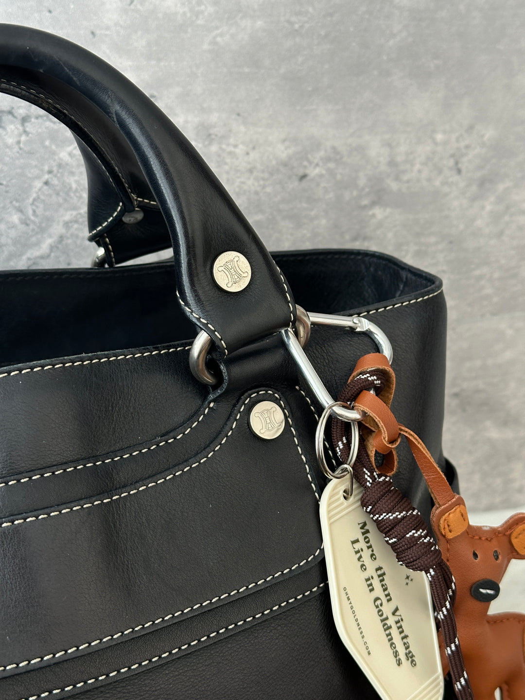 Celine Boogie Bag 🖤✨｜Smooth Black Leather × Iconic Top Handle × Convertible Styling