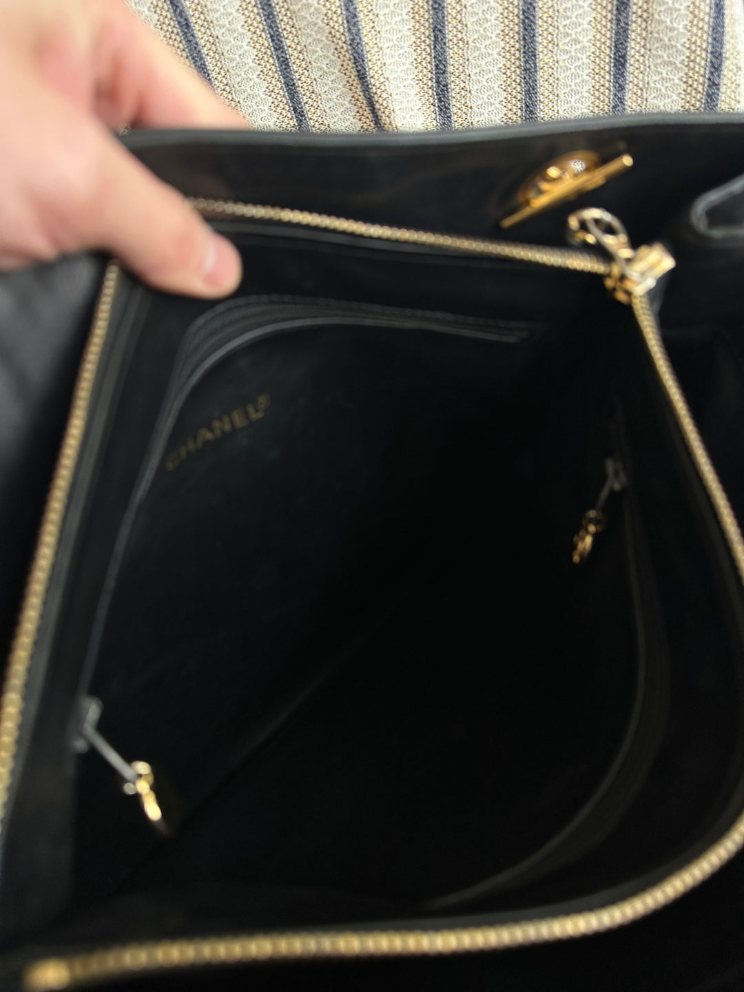 Chanel Large CC Circle Chain Shoulder Bag