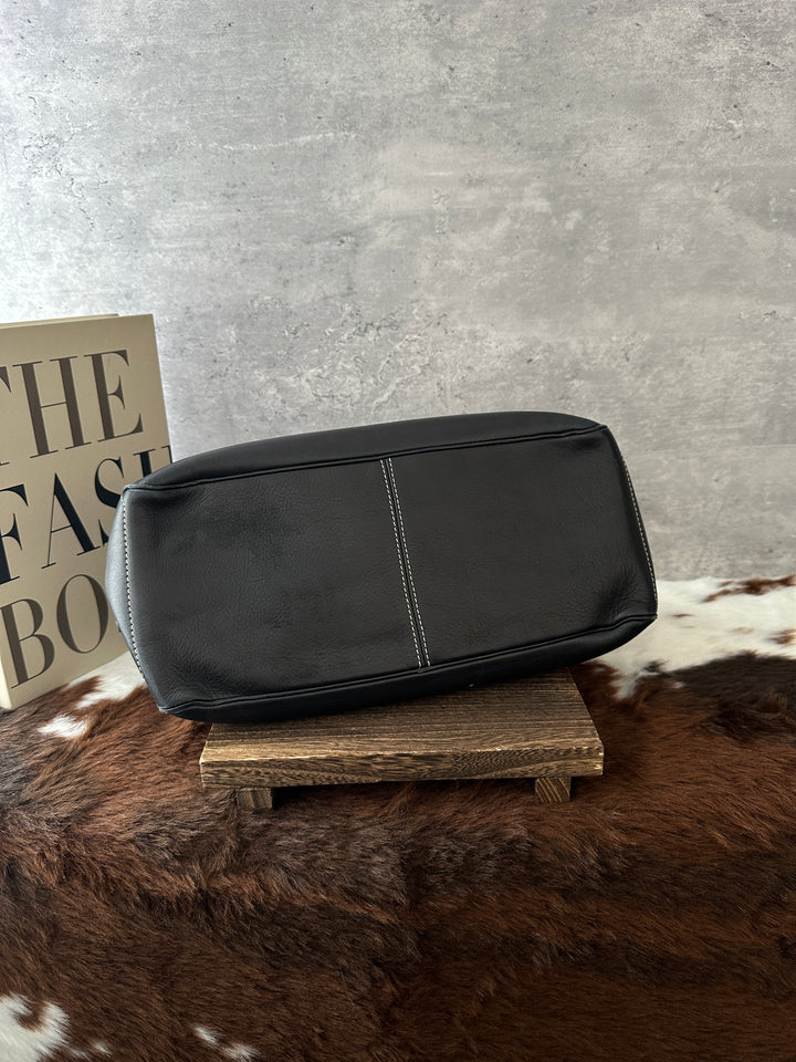 Celine Boogie Bag 🖤✨｜Smooth Black Leather × Iconic Top Handle × Convertible Styling