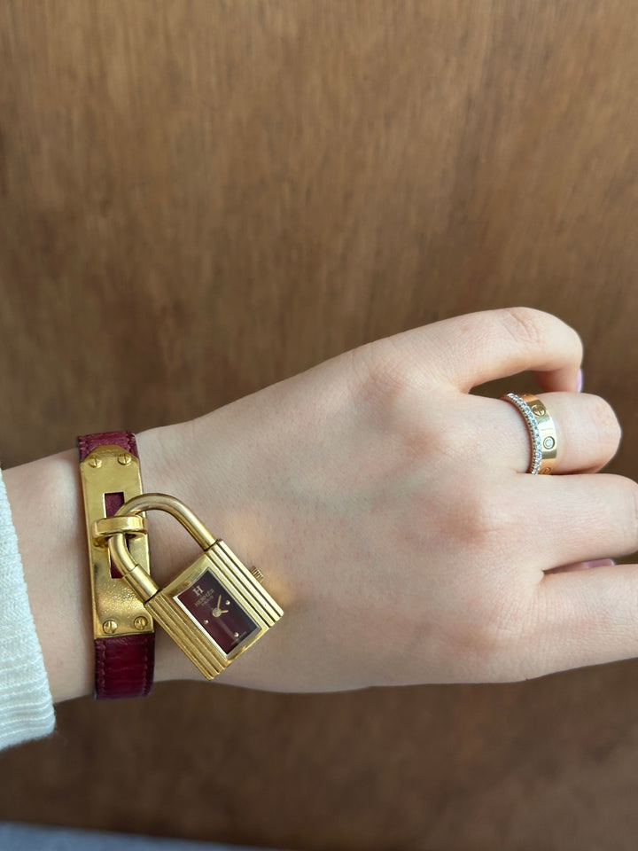Hermès Kelly Lock Watch ❤️🔒｜Iconic Padlock Design・Vintage Charm・Collectible Piece
