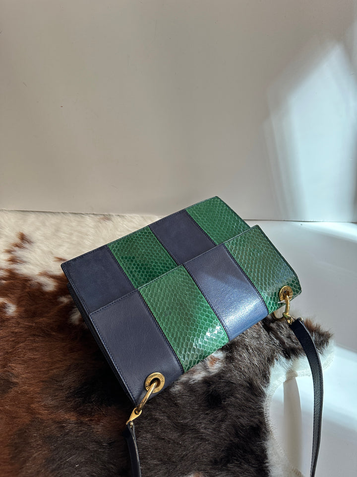 Celine Green Python Patch Envelope Bag 💚 | A Collector’s Dream of Color & Craft