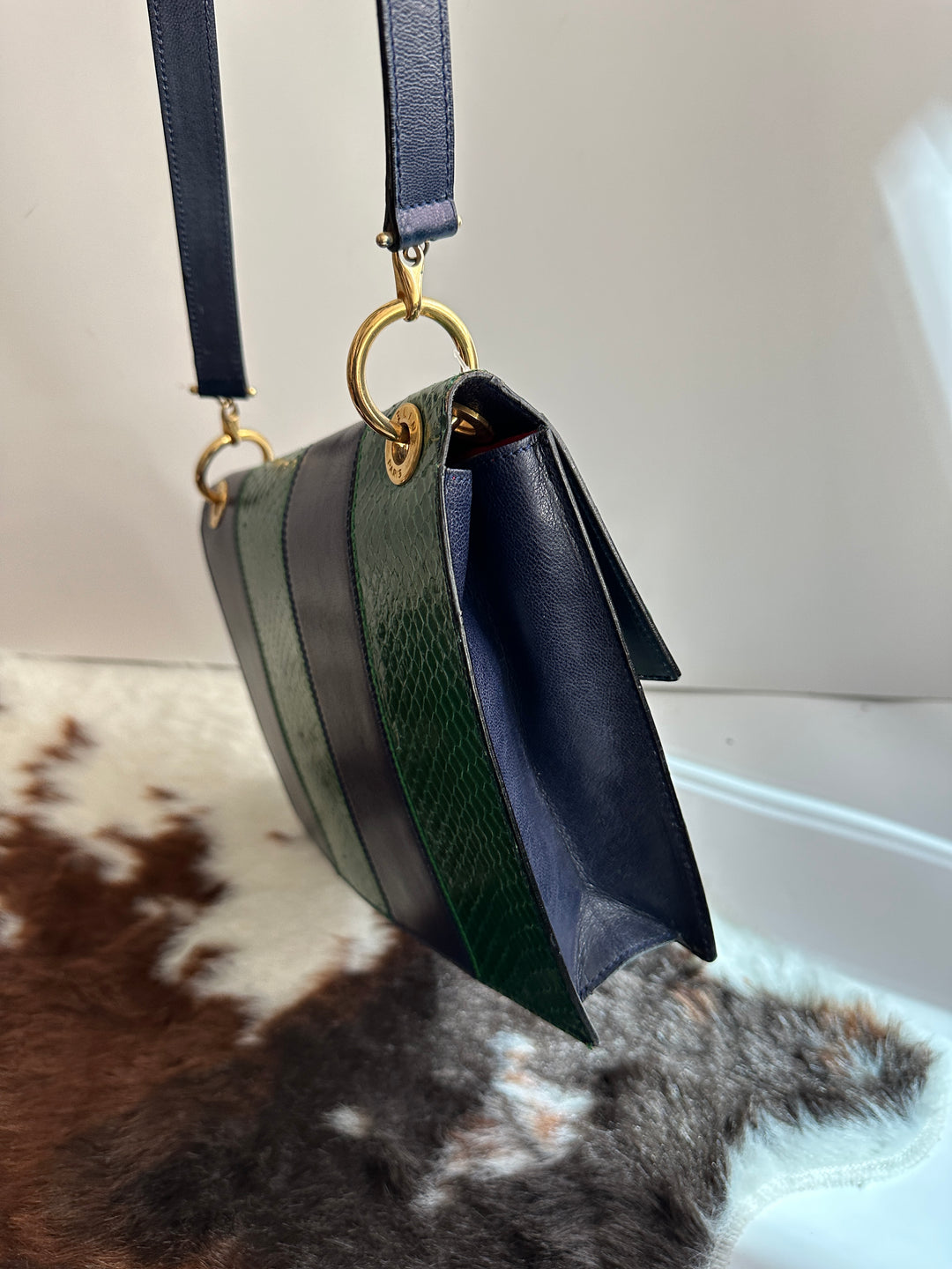 Celine Green Python Patch Envelope Bag 💚 | A Collector’s Dream of Color & Craft