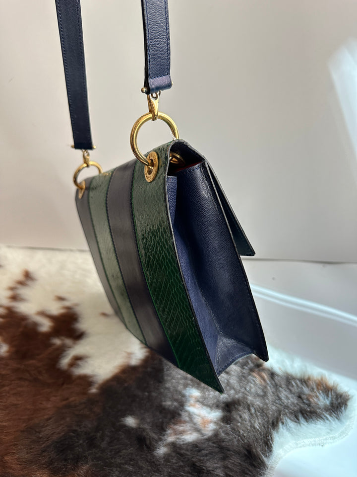 Celine Green Python Patch Envelope Bag 💚 | A Collector’s Dream of Color & Craft