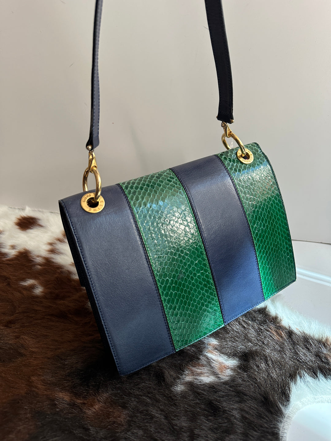 Celine Green Python Patch Envelope Bag 💚 | A Collector’s Dream of Color & Craft