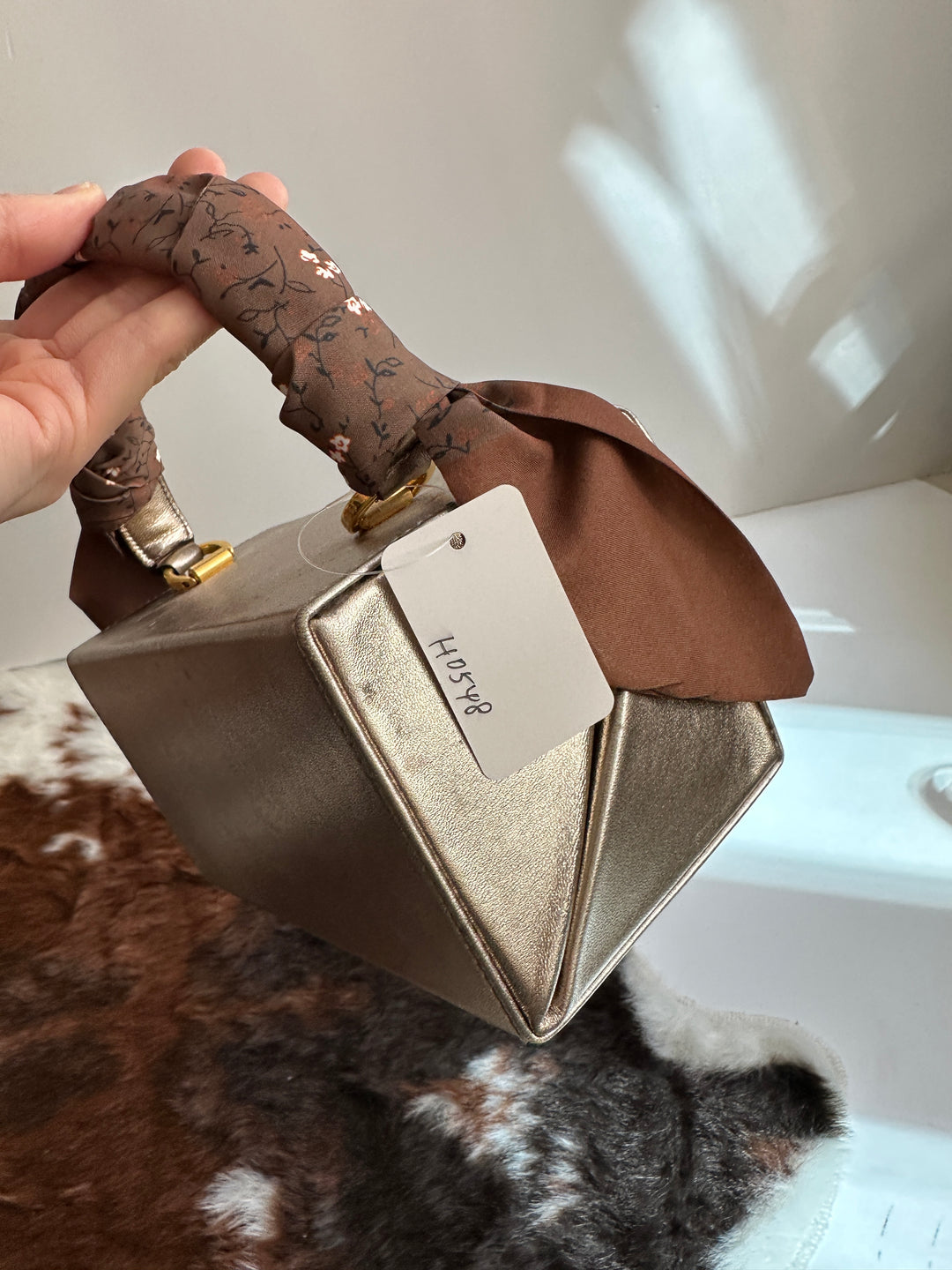 Ferragamo Champagne Vanity Box 🤎✨ | Petite Luxury, Infinite Charm