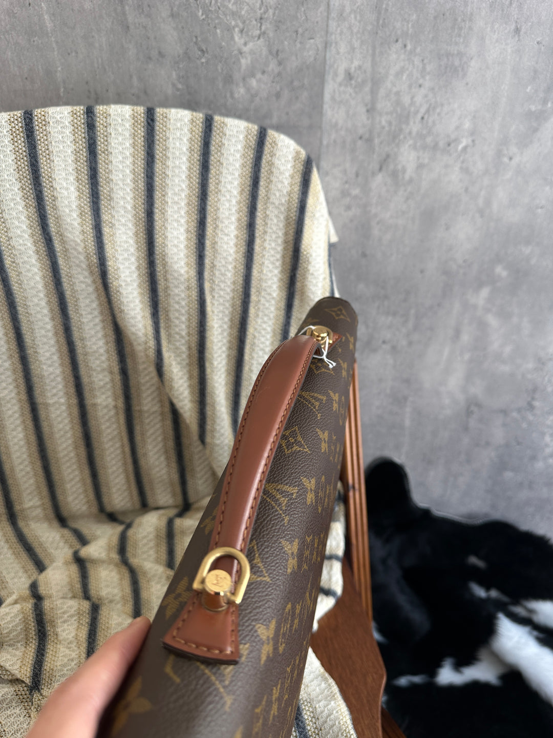 Louis Vuitton Monogram Envelope Briefcase with Key