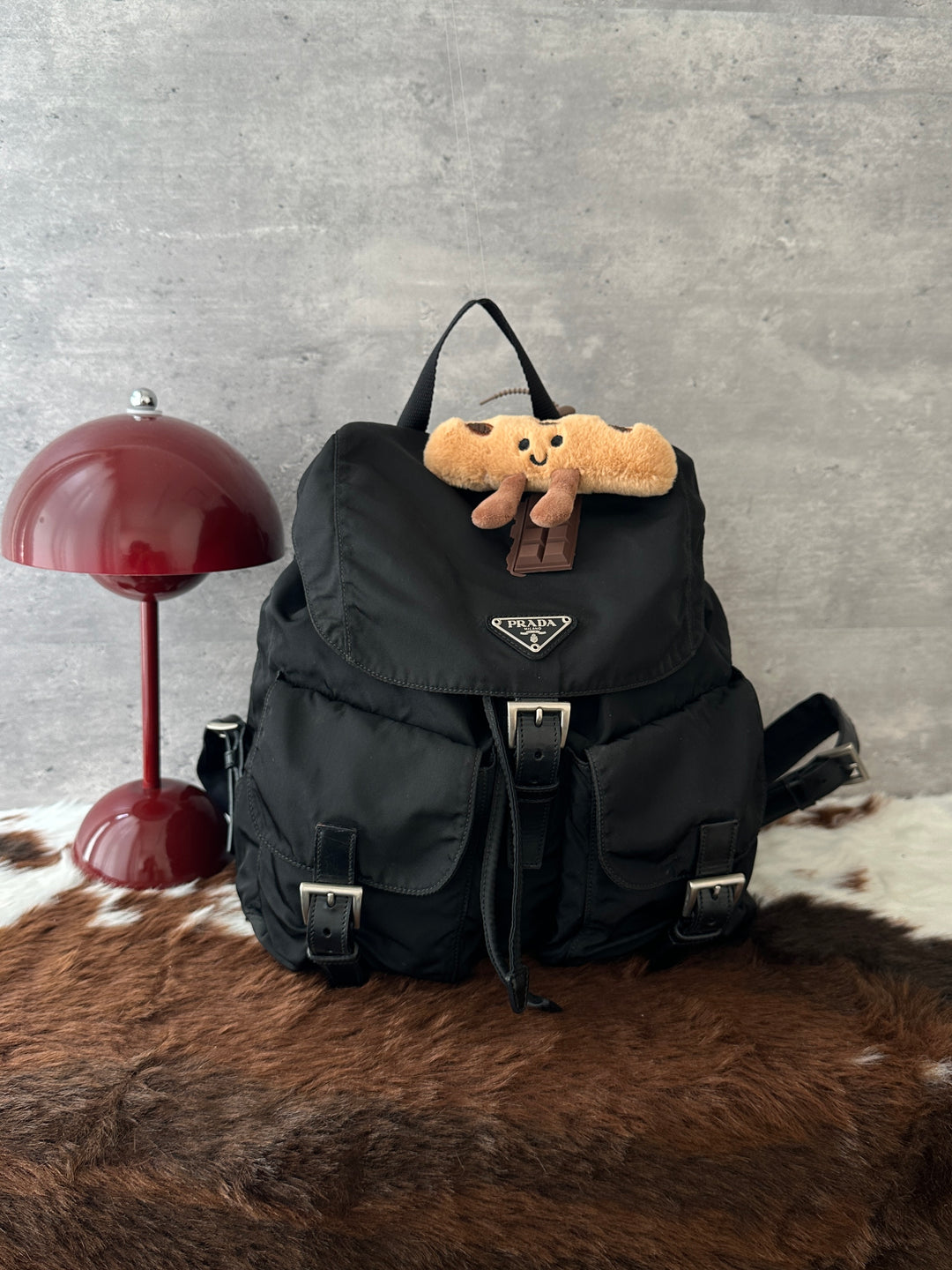 Prada Nylon Backpack 🖤✨｜Lightweight Nylon × Multi-Pocket Design × Spacious Everyday Capacity