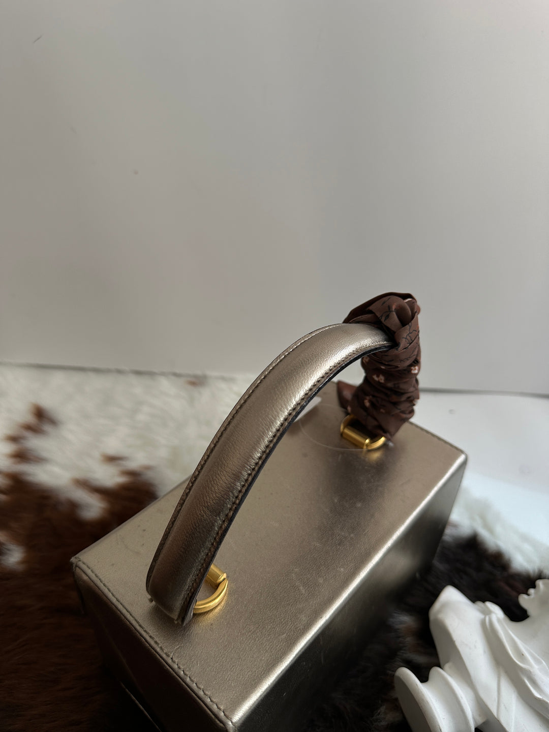 Ferragamo Champagne Vanity Box 🤎✨ | Petite Luxury, Infinite Charm