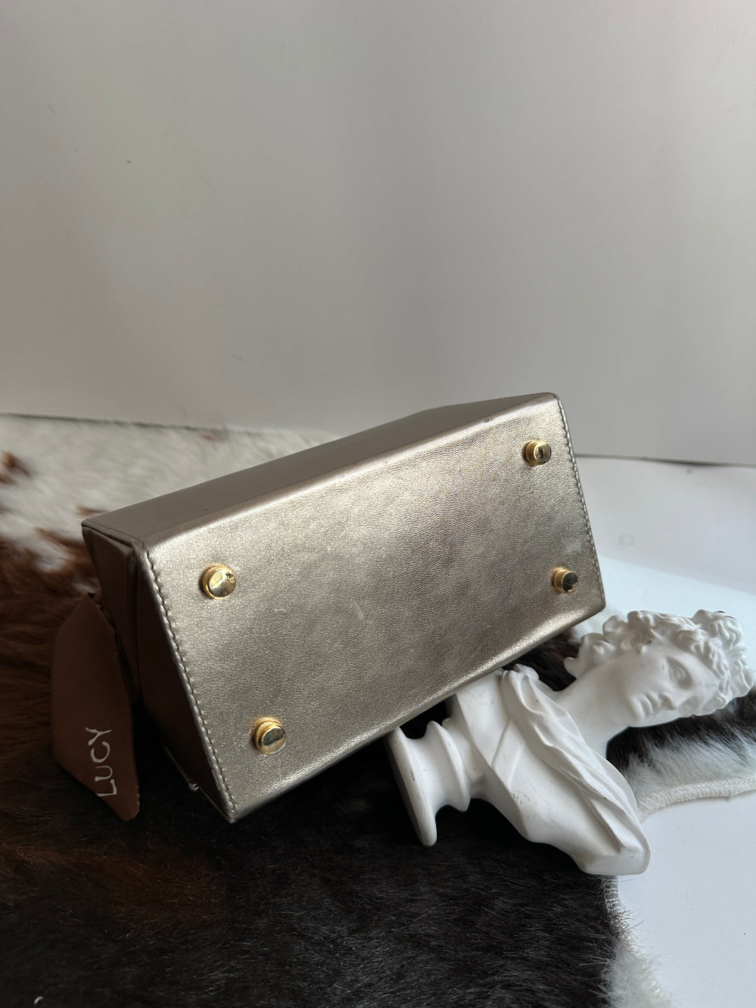 Ferragamo Champagne Vanity Box 🤎✨ | Petite Luxury, Infinite Charm