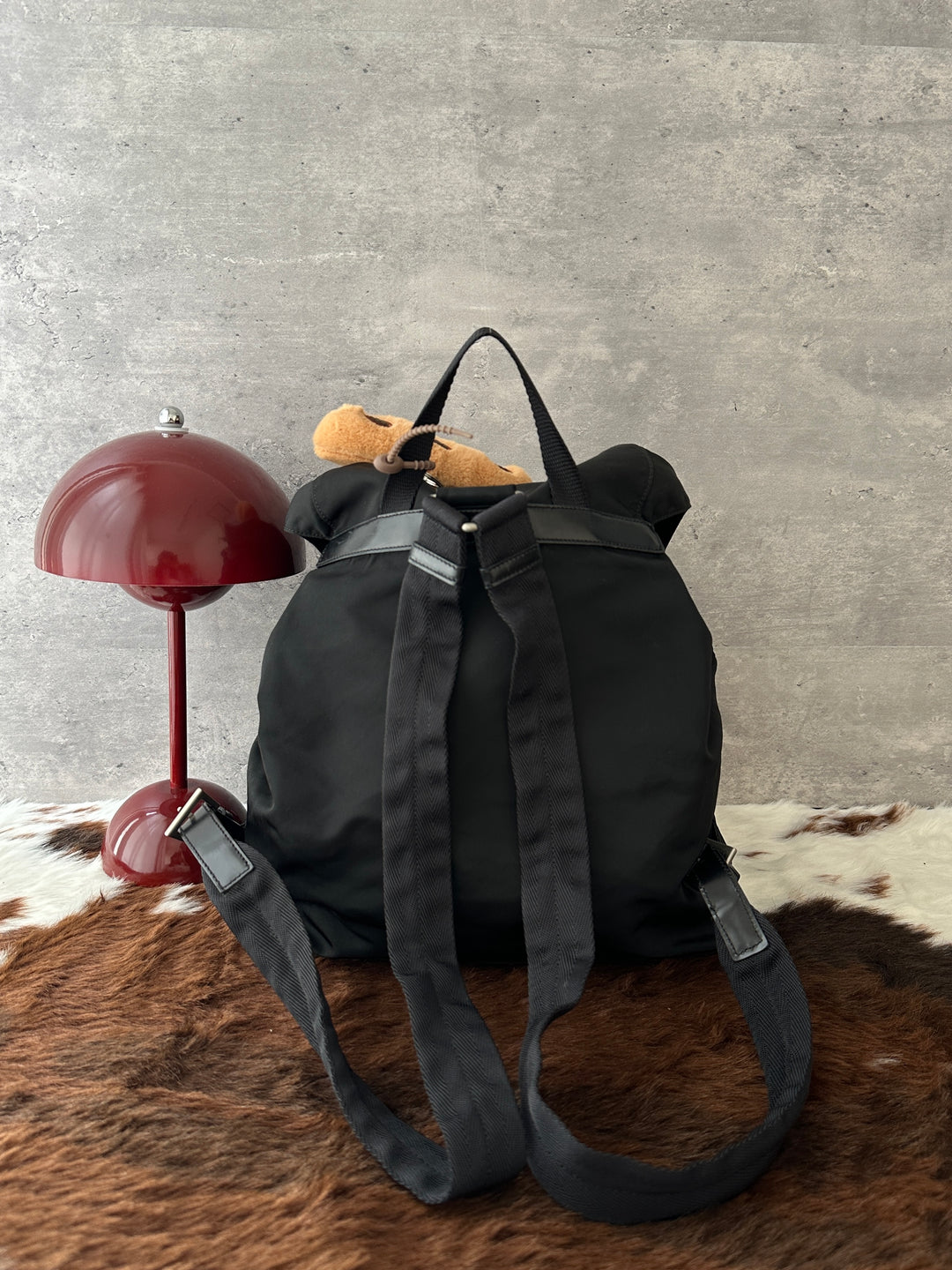 Prada Nylon Backpack 🖤✨｜Lightweight Nylon × Multi-Pocket Design × Spacious Everyday Capacity