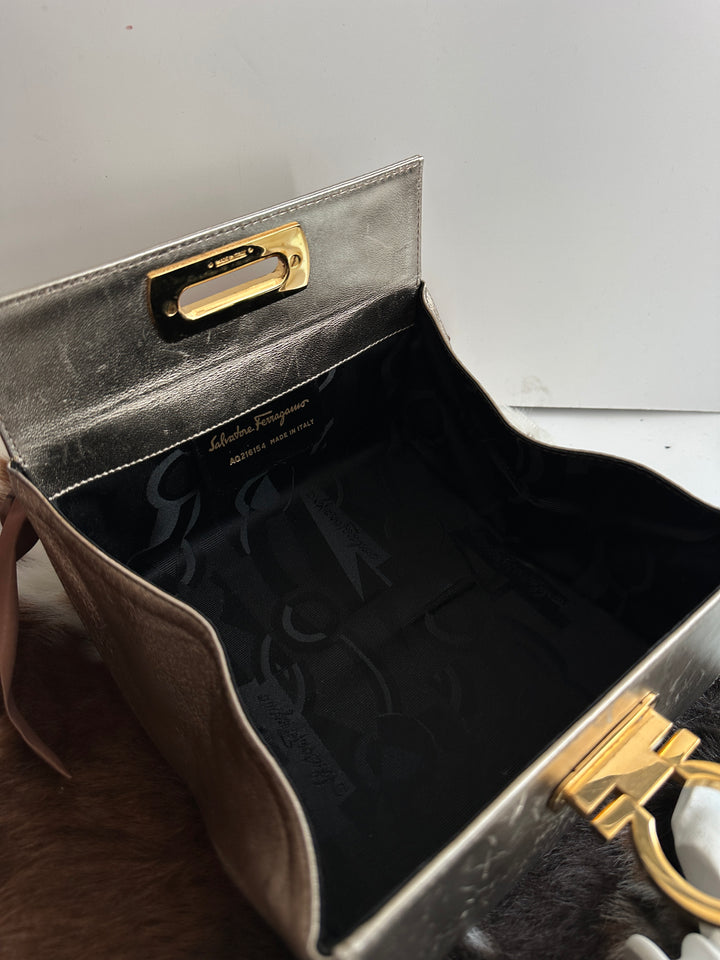 Ferragamo Champagne Vanity Box 🤎✨ | Petite Luxury, Infinite Charm