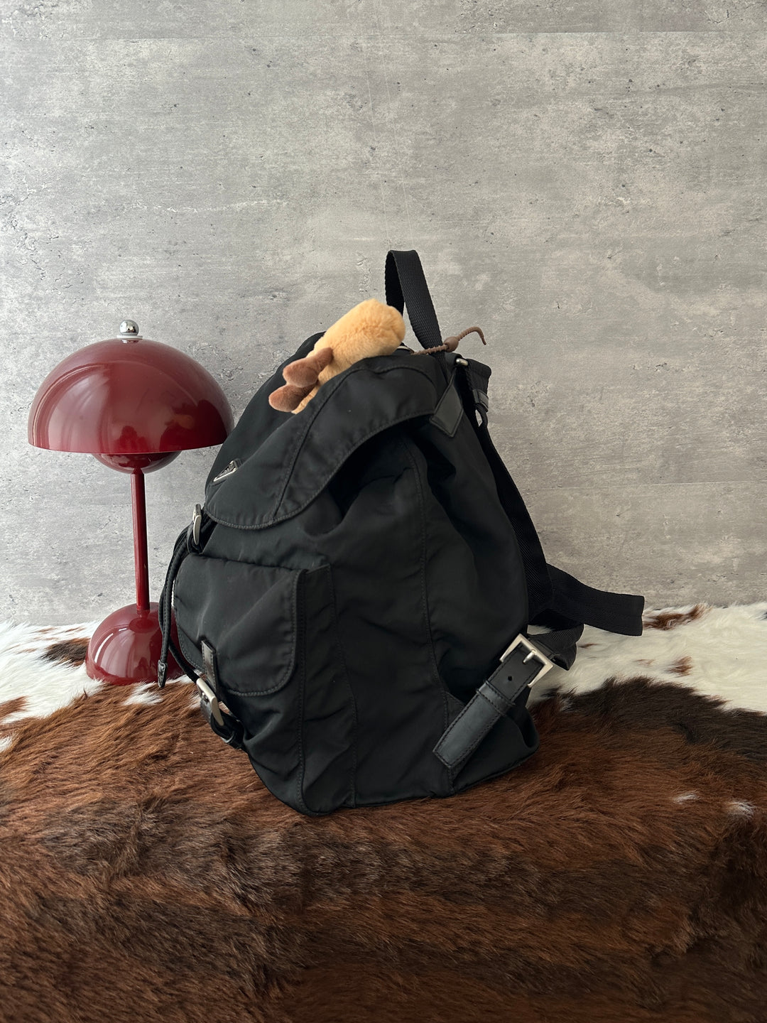 Prada Nylon Backpack 🖤✨｜Lightweight Nylon × Multi-Pocket Design × Spacious Everyday Capacity