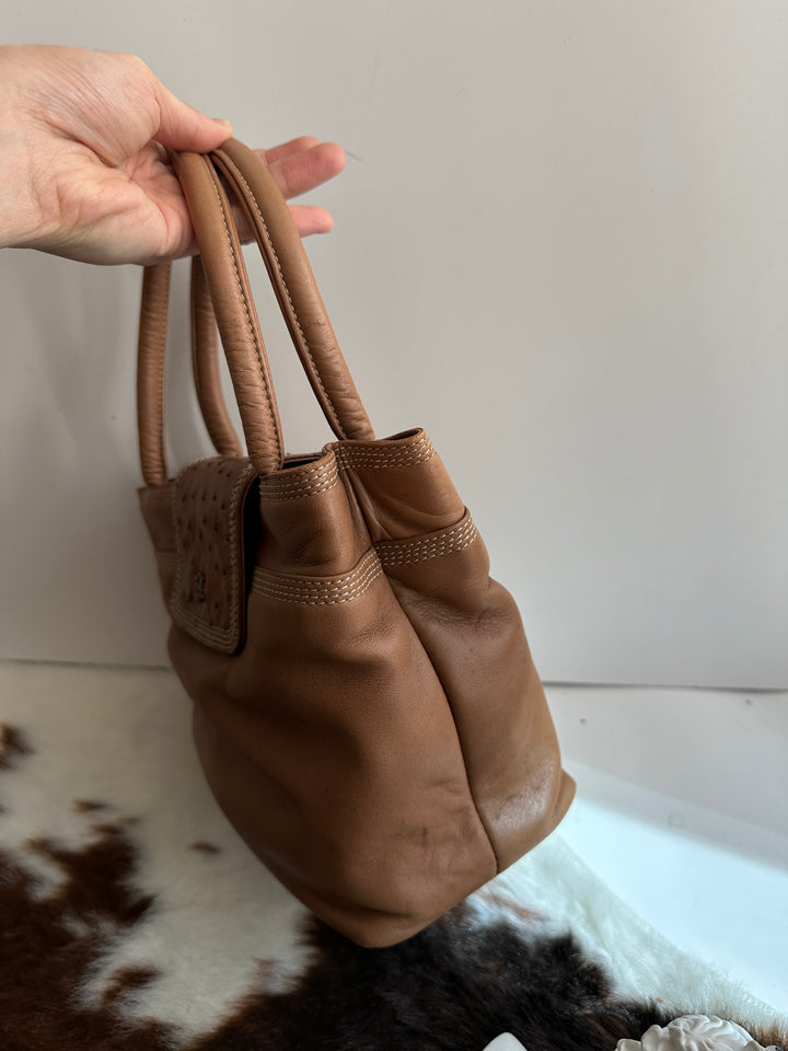 Loewe Ostrich Leather Tote 🤎✨ | Quiet Sophistication Meets Rare Craft