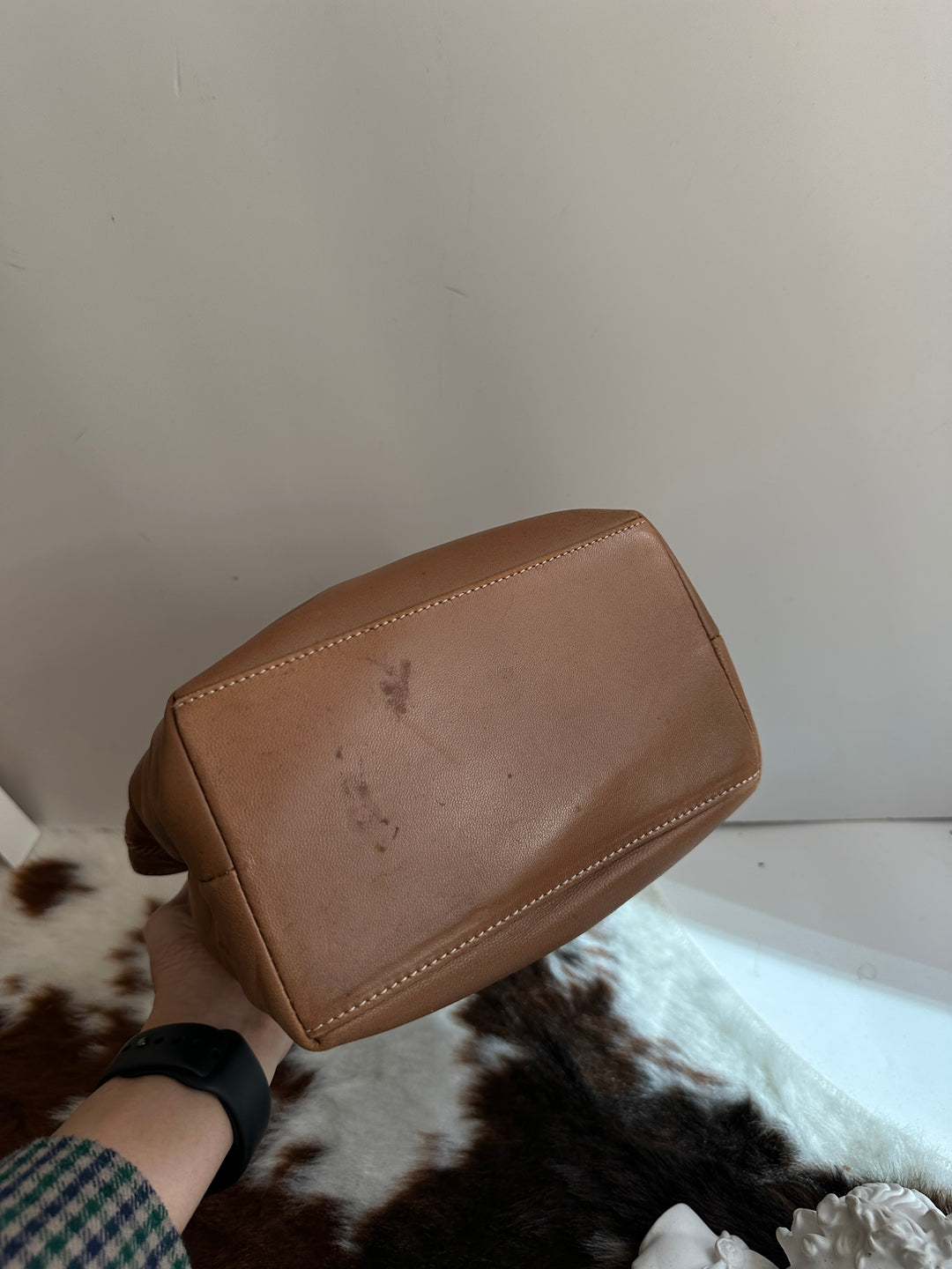 Loewe Ostrich Leather Tote 🤎✨ | Quiet Sophistication Meets Rare Craft