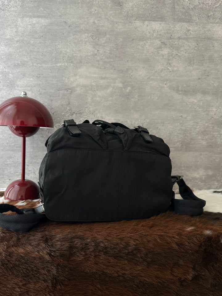 Prada Nylon Backpack 🖤✨｜Lightweight Nylon × Multi-Pocket Design × Spacious Everyday Capacity