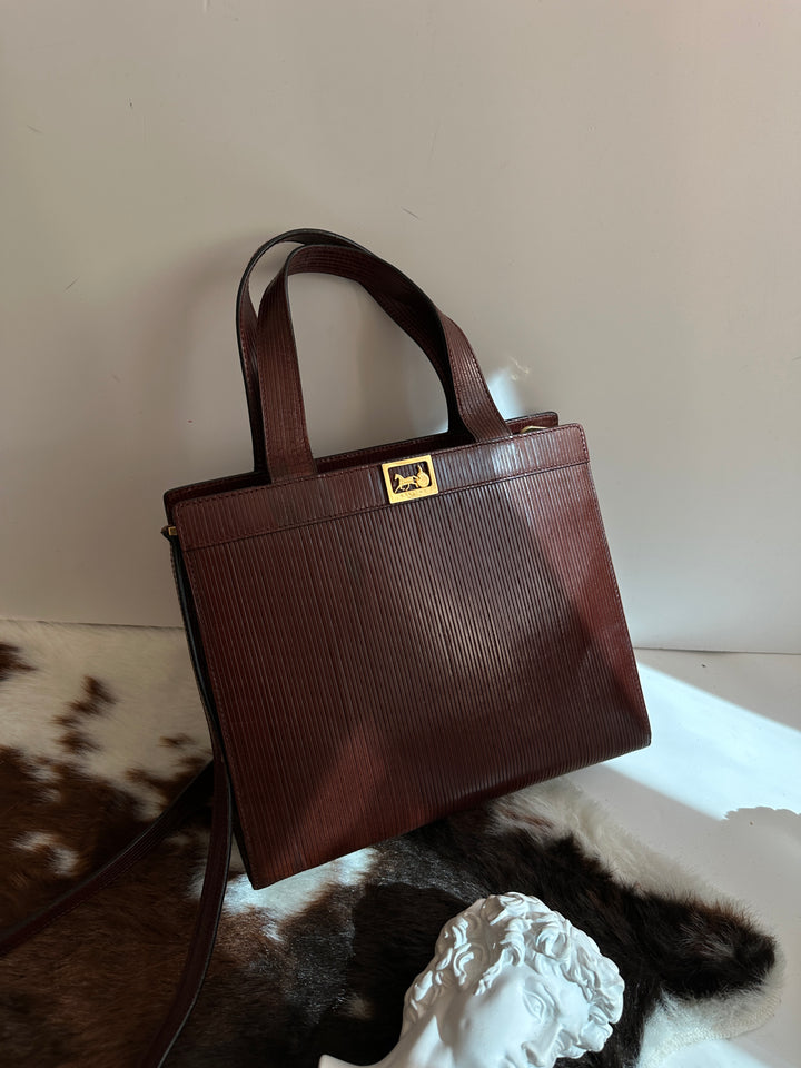Celine Chocolate Silhouette Carriage Bag 🤎🐎 | Quiet Luxury in Motion