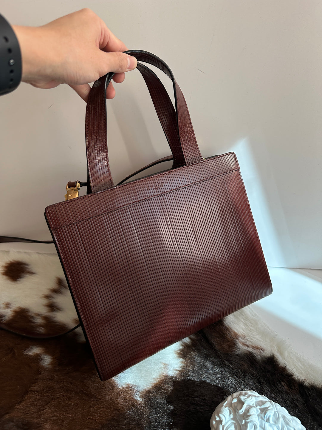 Celine Chocolate Silhouette Carriage Bag 🤎🐎 | Quiet Luxury in Motion